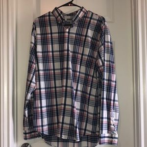 Express Men’s Fitted Dress Shirt Size: L